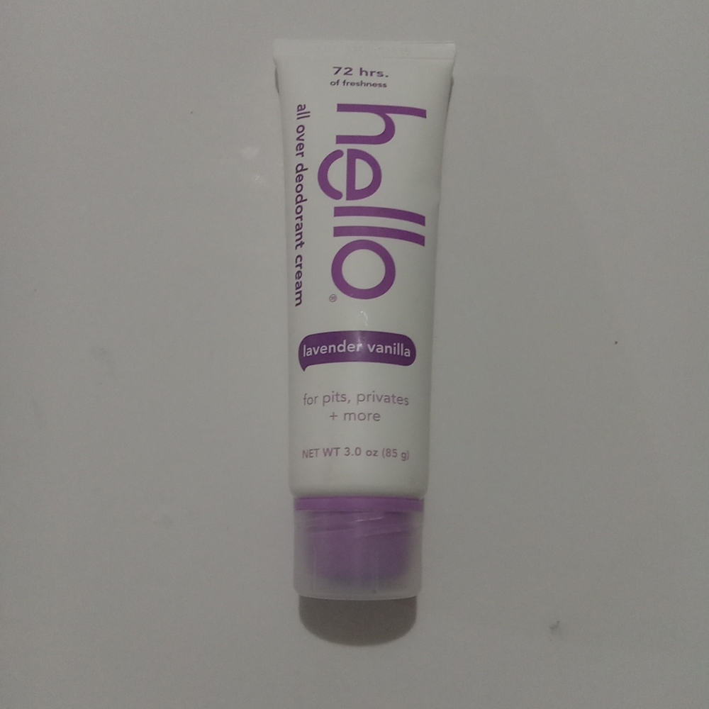 Hello Lavender Vanilla Deodorant Cream All Over Deodorant